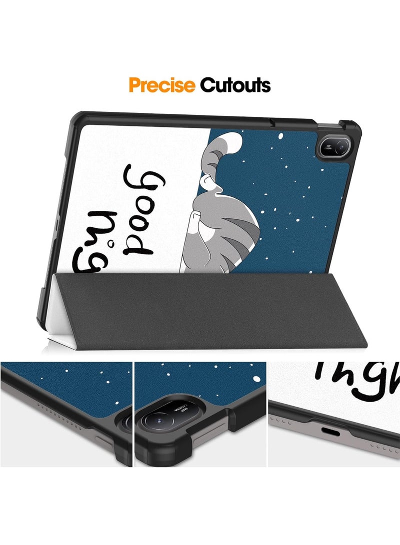 general Case Compatible with Huawei MatePad SE 11 inch 2024 Cute Pattern Hard PC Back Tablet Case With Auto Sleep Wake for MatePad SE 11'' Case - Image 3