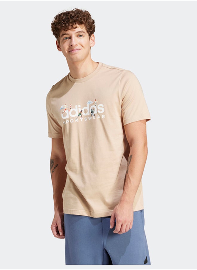 Adidas - Landscape Sportswear Graphic T-Shirt - Image 1