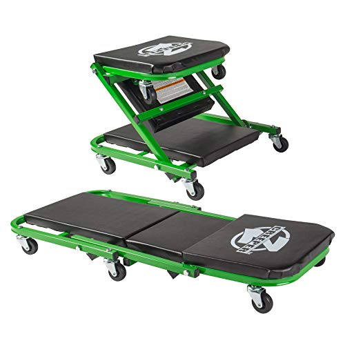 Pro Lift Pro-LifT C-2036DG Black/Green 300 Lbs Mechanic Creeper - Image 1