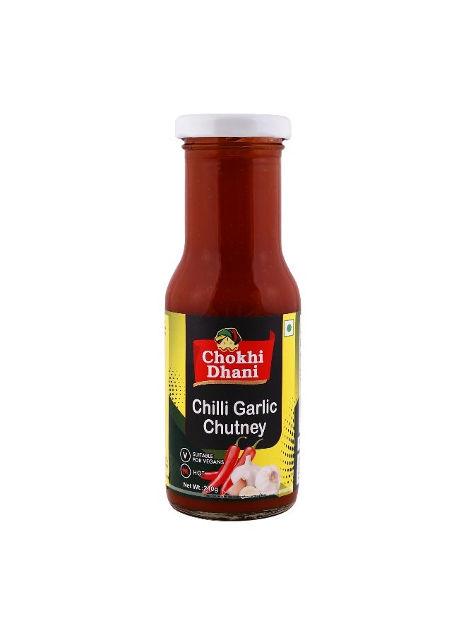 Chokhi Dhani Chilli Garlic Chutney - 210 gm - Image 1
