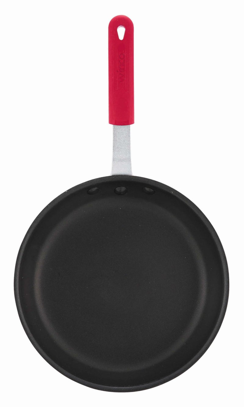 Winco CommercialGrade Aluminium Fry PanSkillet NonStick Finish with Cool Touch Handle 8
