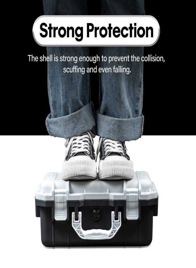 DEVASO Case for Nintendo Switch, Deluxe Hard Carry Case Waterproof Protective Portable Switch Protective Case Cover for Nintendo Switch Console and Other Accessories, Black, Suitcase - Image 4