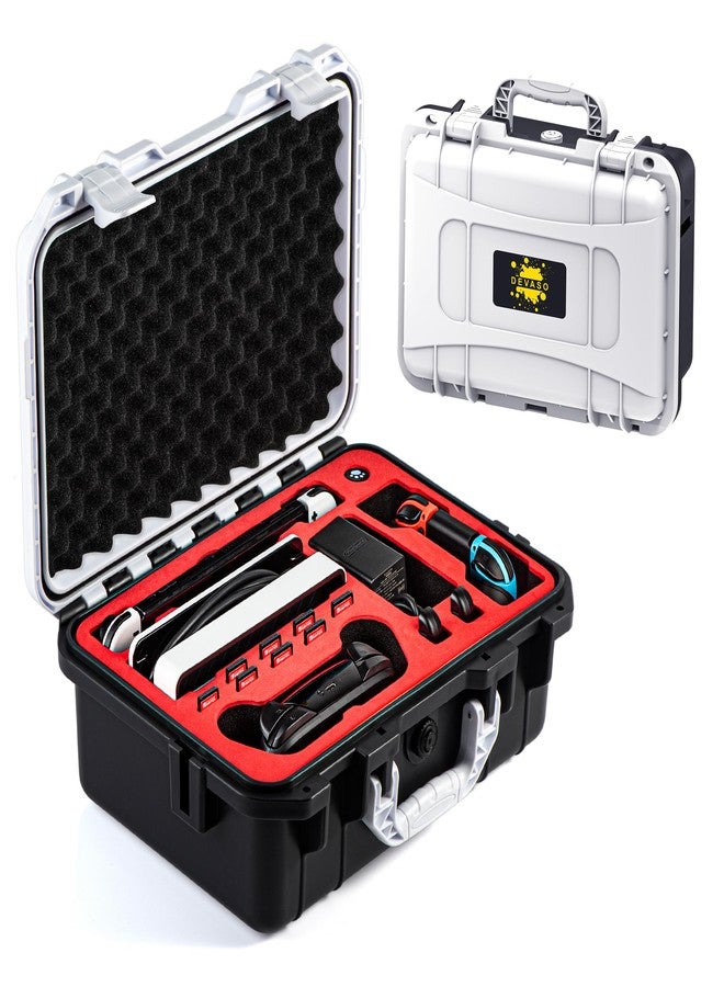 DEVASO Case for Nintendo Switch, Deluxe Hard Carry Case Waterproof Protective Portable Switch Protective Case Cover for Nintendo Switch Console and Other Accessories, Black, Suitcase - Image 1