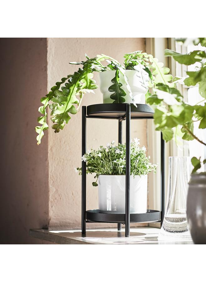 Zaboon Plant Stand, In/Outdoor Black, 35 Cm - Image 2
