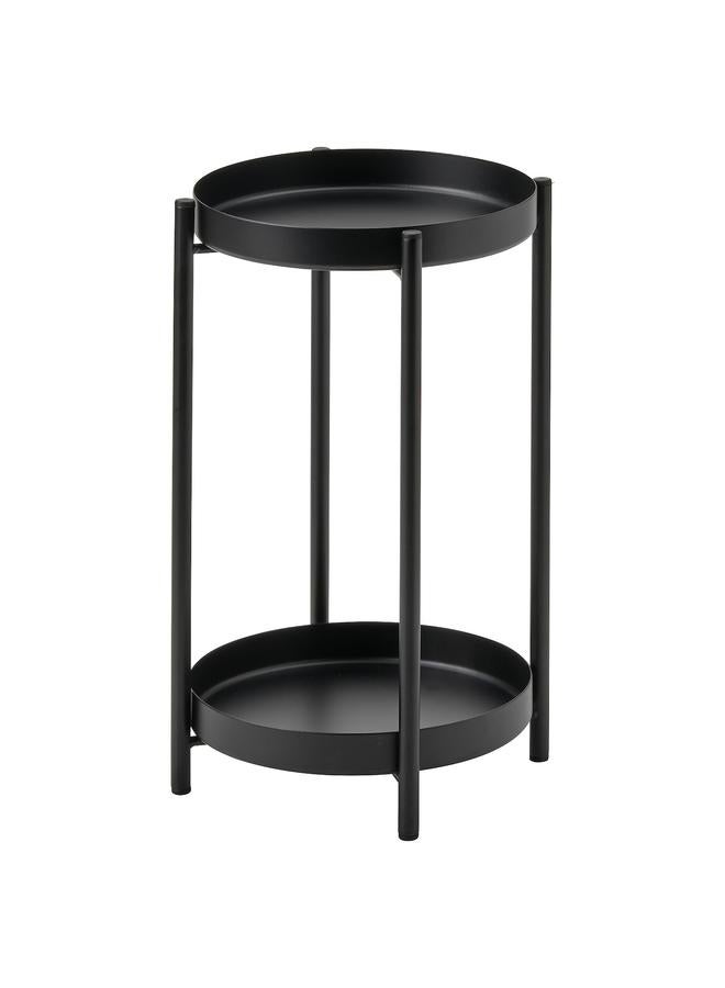Zaboon Plant Stand, In/Outdoor Black, 35 Cm - Image 1