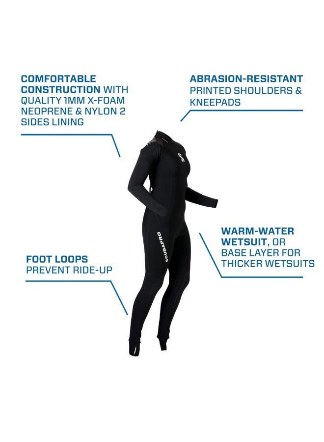 Scubapro Definition Steamer 1 mm Women's Diving Wetsuit (XS, Black) - Image 5