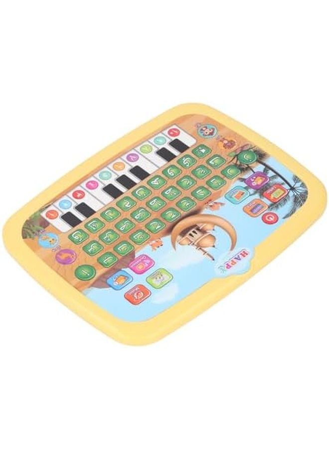 Pssopp Intelligent Arabic Learning Machine Interactive Toy With 28 Alphabet Words 10 Learning Books Yellow - Image 4