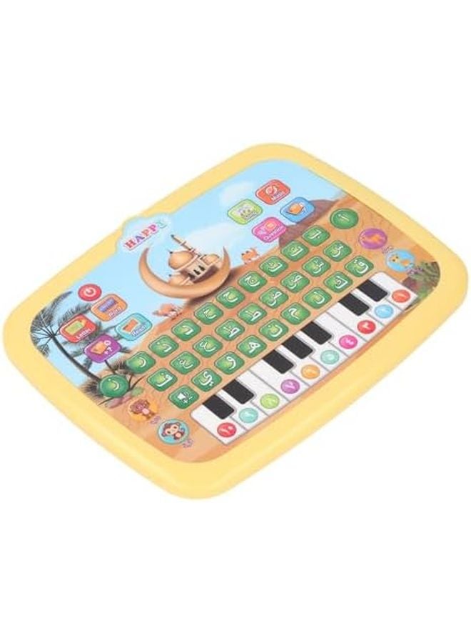 Pssopp Intelligent Arabic Learning Machine Interactive Toy With 28 Alphabet Words 10 Learning Books Yellow - Image 2