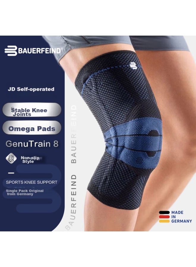 Bauerfeind Baoerfangyin Titanium Black Non-slip Size 3.5 Sports Knee Brace, Basketball Running Protective Gear Genutrain, Single Pack - Image 1