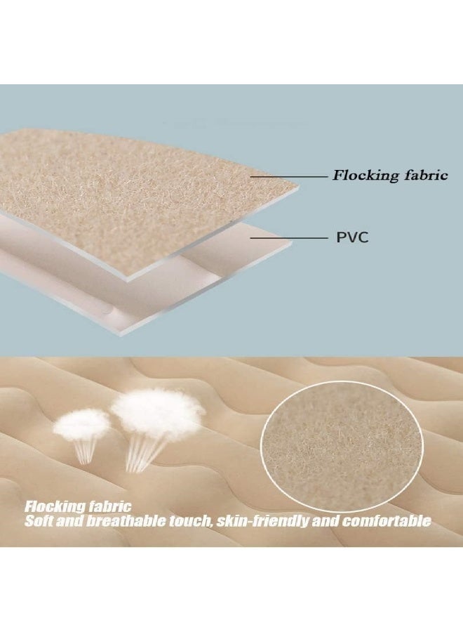 Sharpdo Car Air Mattress Bed Inflatable with 2 Air Pillows for For Outdoor Camping Travel (Beige/ 2 * Storage Piers) - Image 4