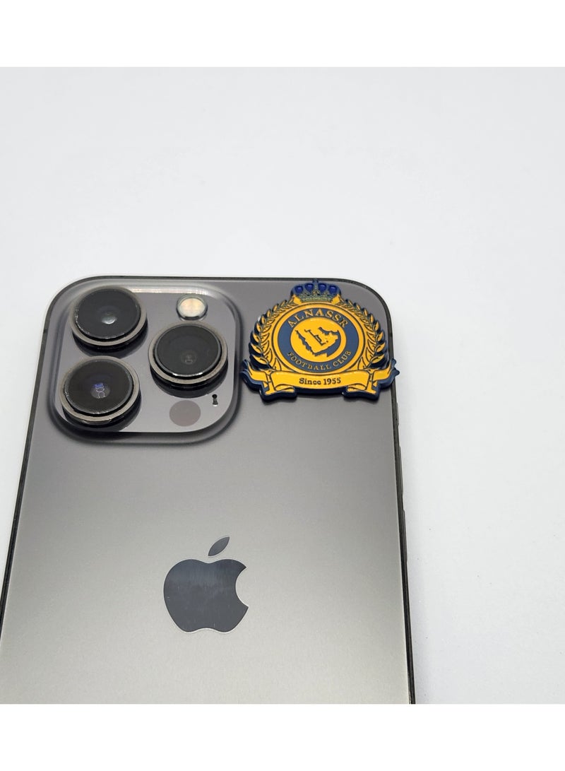 Acnor Al Nassr FC Official-Style  – Saudi Arabia Football Club Logo Pin (Since 1955) Display Sticker for Mobile, Laptop, I pad, Backpacks, Jackets, and Collectors Walls, Doors, Cars, Trucks, Motorcycles - Image 5