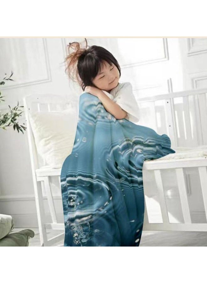 general Baby and children's cartoon flannel thin blanket (warm and comfortable, suitable for sleep, game use) 70cm*100cm - Image 2