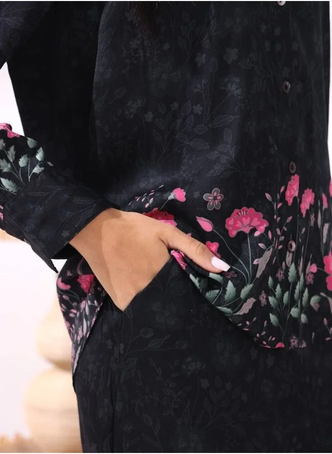 That’s My Gal Floral Placement Co-Ord Trouser