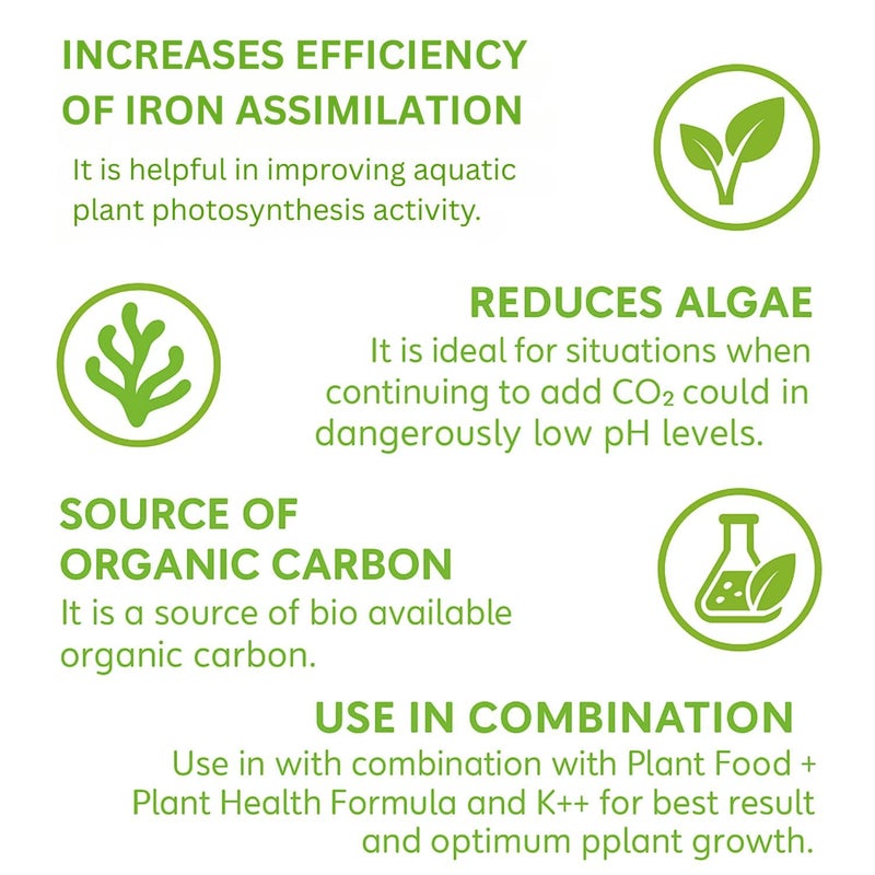 VAYINATO Aquatic Remedies Phyto Carb 250ml – Liquid Carbon Supplement for Aquatic Plants | Boosts Growth, Reduces Algae, Improves Photosynthesis | Safe for Fish & Shrimps - Image 5