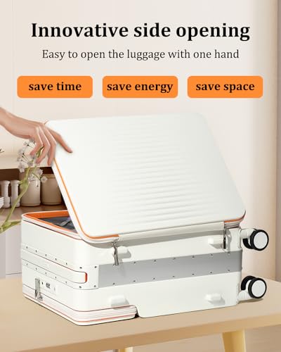 Joyway Carry on Luggage Airline Approved, Hardside Carry-on Suitcase with Charging Port and Spinner Wheels, Hardshell 20 Inch Luggage with TSA Lock, Pink - Image 3