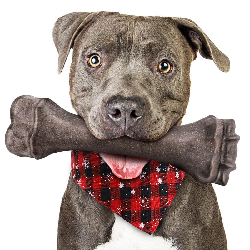 PUPTILY Dog Toys for Aggressive Chewers Indestructible Bones Toy for Aggressive Chewers Tough Puppy Chew Toy for Heavy Duty Dogs Big Dog Teething Toys with Durable Nylon for LargeMedium Breed Puppies - Image 2