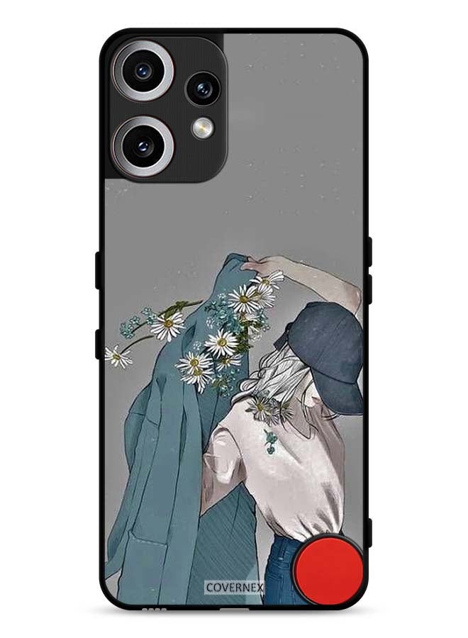 Covernex Nothing CMF Phone 2 Pro Protective Case Cover Cap Girl Wearing Coat Art - Image 1