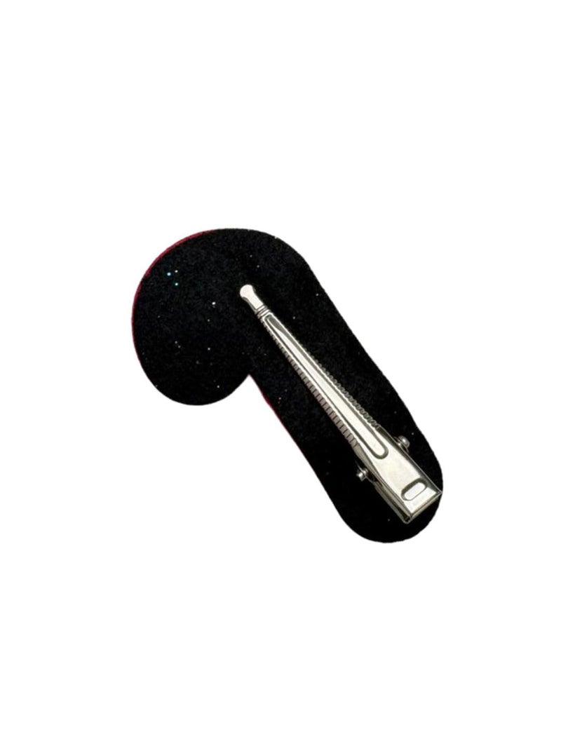 Arendelle Glitter Foam Christmas Candy Cane Hair Pin - Sparkly Festive Hair Clips [AHA415] - Image 2