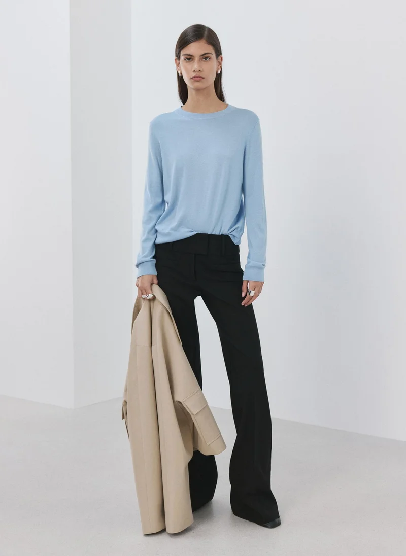 MANGO  Round-neck knitted sweater for Women | Best Price UAE