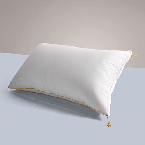 SleepyCat Microfiber Cloud Pillow with Adjustable Zipper Set of 2 Standard Size 27x18 Inches White