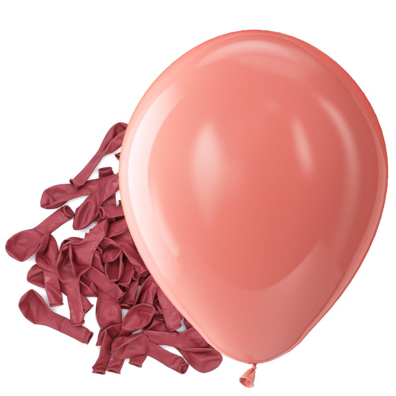Bezente Dusty Pink Latex Party Balloons 150 Pack 5 Inch Matte Small Blush Pink Rose Pink Helium Balloons for Birthday Wedding Anniversary Bridal Shower Gender Reveal Boho Theme Party Decoration - Image 3