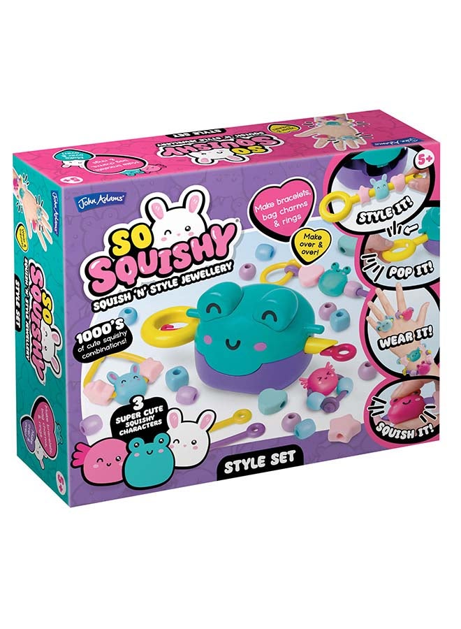 squishy مجموعة أسلوب سو سكووشي - مجموعة حرفية لصنع سكووشي مع قوالب، مركبات ملونة، لامع وعناصر زخرفية - Image 1