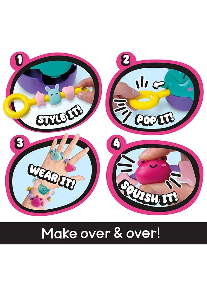 squishy مجموعة أسلوب سو سكووشي - مجموعة حرفية لصنع سكووشي مع قوالب، مركبات ملونة، لامع وعناصر زخرفية - Image 3