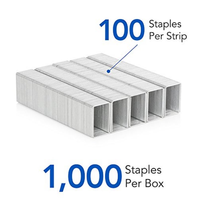 Swingline Staples, Heavy Duty for Desktop Staplers, 3/4" Length, 100/Strip, 1000/Box (35319) - Image 4