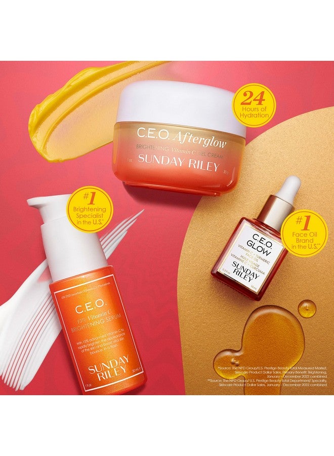 صنداي رايلي مجموعة العناية بالبشرة الثلاثية المشرقة بفيتامين سي من صنداي رايلي مورنينج باز - Image 2