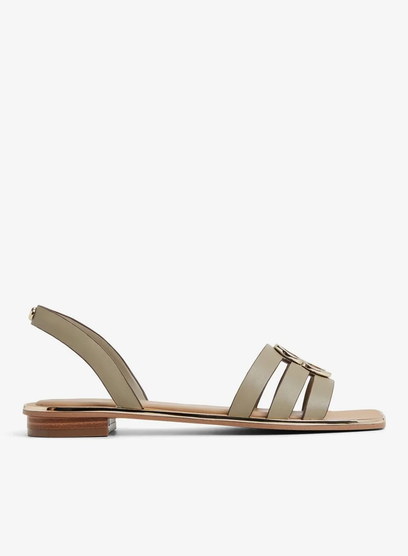 الدو صنادل نسائية مسطحة خضراء من فرانكوس