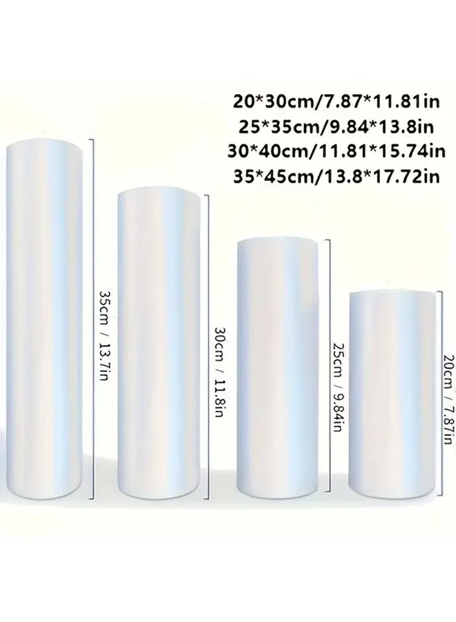 أكياس تخزين الطعام الفاخرة 9.84 × 13.78 بوصة، آمنة للاستخدام في الفريزر، عديمة الرائحة، مع إغلاق محكم. - Image 4