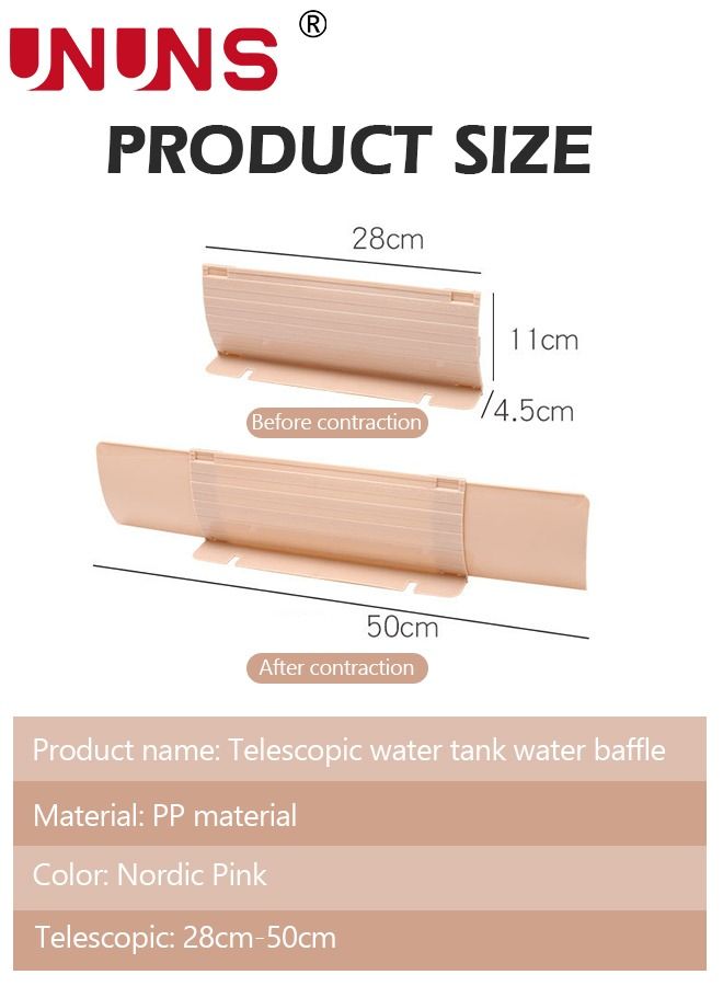 Sink Splash Guard Faucet Water Splash Guard with Suction Cup Base Sink Backsplash Guard for Kitchen Bathroom and Sinks