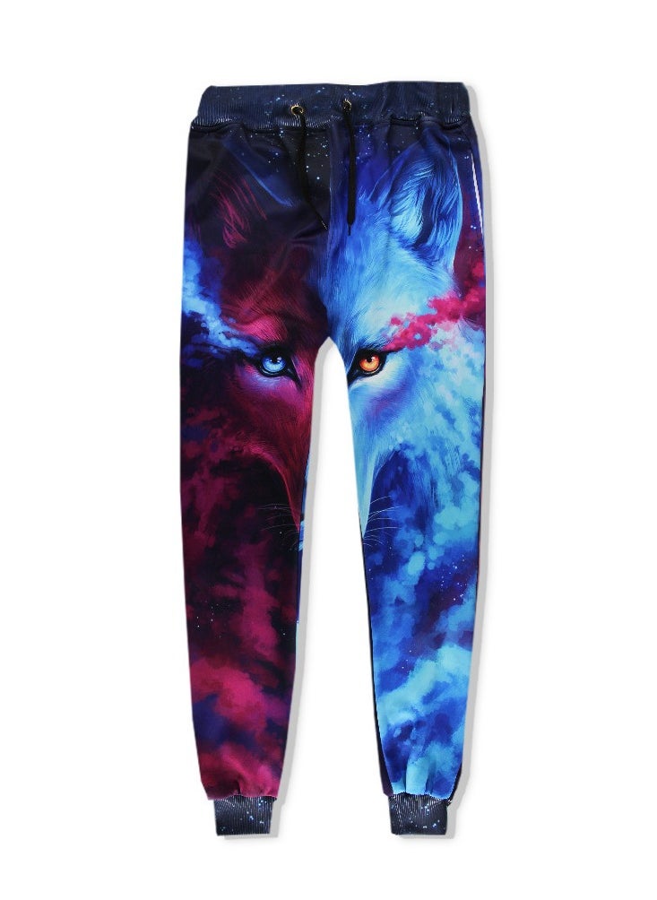 KUYING New One Piece Printed Legged Sports And Leisure Pants  - Image 1