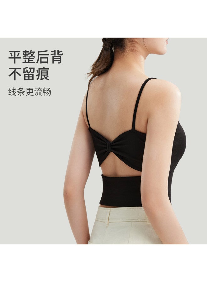 MIIOW Women'S Padded Strappy Camisole, Slimming Fashion Versatile Sleeveless Top For Commuting, Conceals Side Fat - Image 5