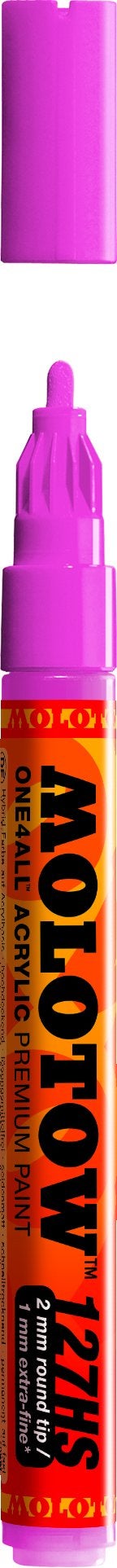 Molotow علامة طلاء أكريليك MOLOTOW ONE4ALL، 2 مم، وردي نيون، 1 كل (127.208) - Image 1