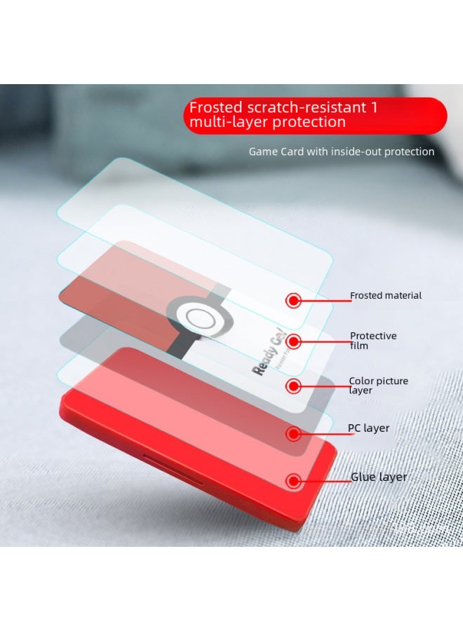 general Large Capacity Silicone Portable Switch Game Card Box Ns Magnetic Attraction Storage Box For 24 Cards Oled Accessories-Product Color:Breath Of The Zelda Wilderness - Image 4