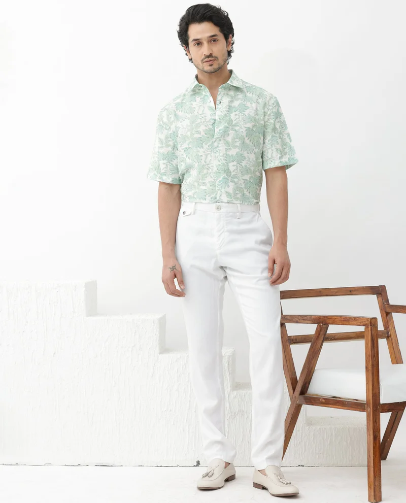 Rare Rabbit Men's Floral Print Shirt