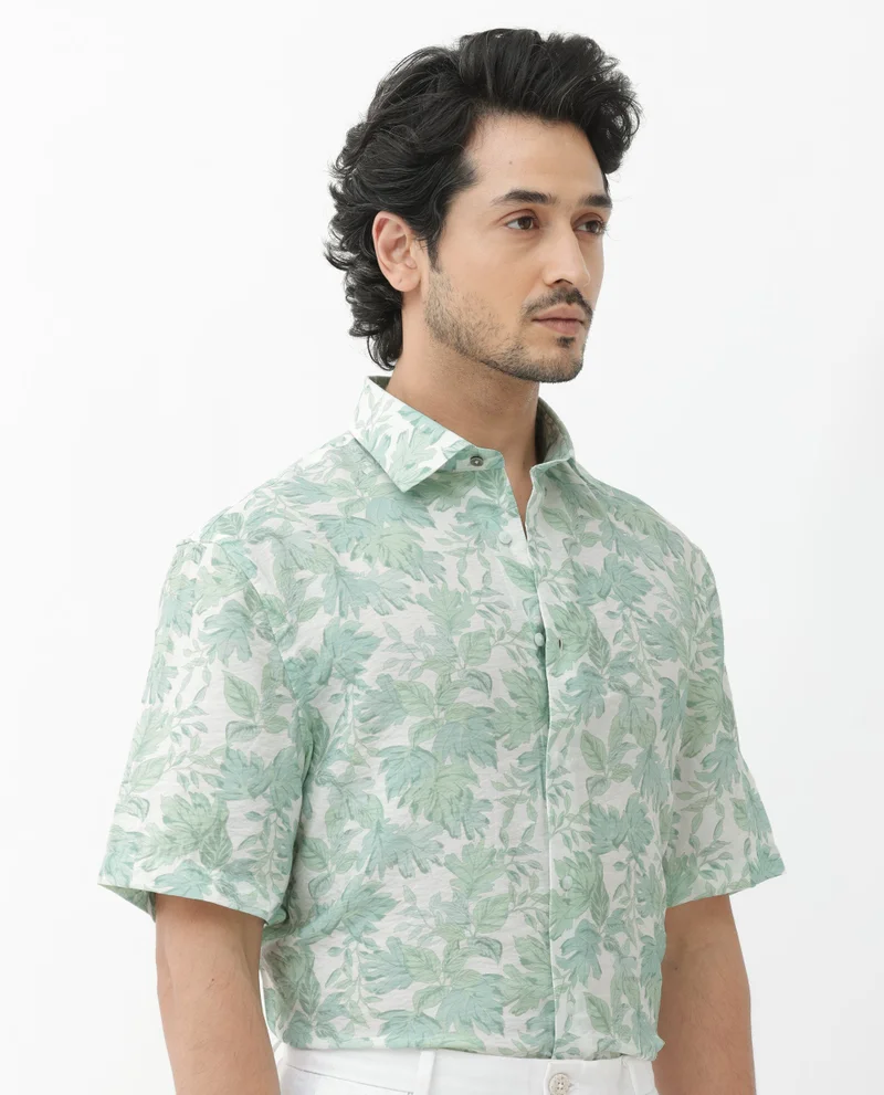 Rare Rabbit Men's Floral Print Shirt