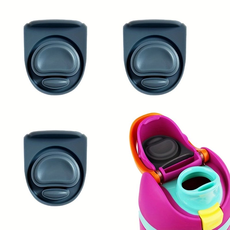 3 Pcs Silicone Bottle Cap Stopper Gasket Compatible With 24oz Water Top Lid - Image 1