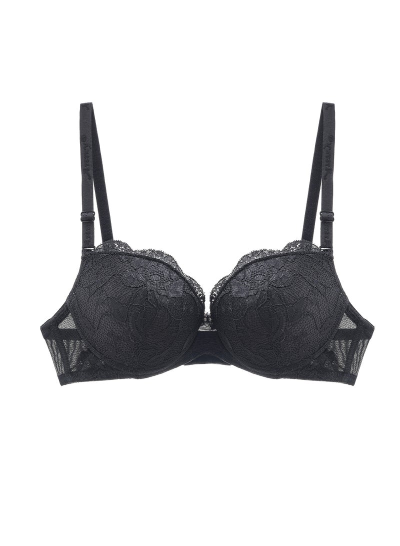 Lacy Dreams LACY DREAMS PUSH UP BRA WITH LACE AND WIRE  - Image 1