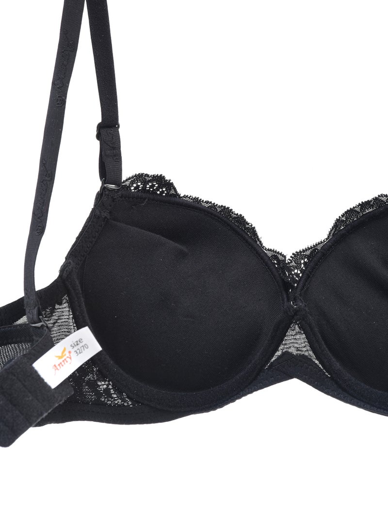 Lacy Dreams LACY DREAMS PUSH UP BRA WITH LACE AND WIRE  - Image 4