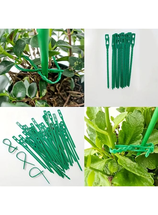 50 Packs Green Garden Plant Ties Reusable Soft Wire For Plants 5.12 Inch - Image 3