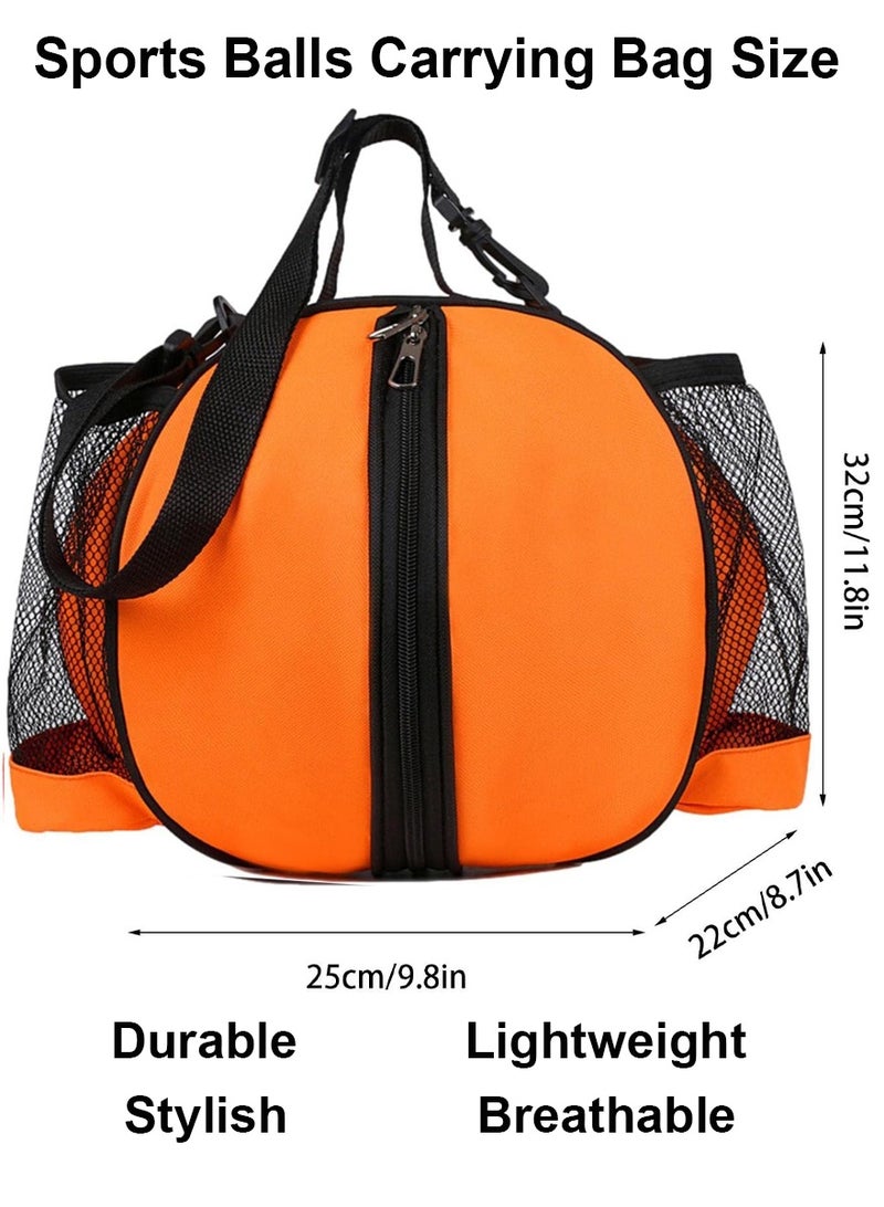 QUTOOB Sports Balls Backpack Sports Gear Bag For Carrying Basketballs Footballs Volleyballs, Adjustable Shoulder Straps, 2 Side Pockets, Basketball Bag Football Bag - Ideal for Sports Teams, Players, Coaches - Image 5
