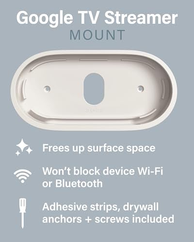 SANUS Mounting Kit for Google TV Streamer (4K) Mount - Hide Streaming Box Behind TV for Space Saving & Clean Setup - Easy DIY Assembly - Image 5