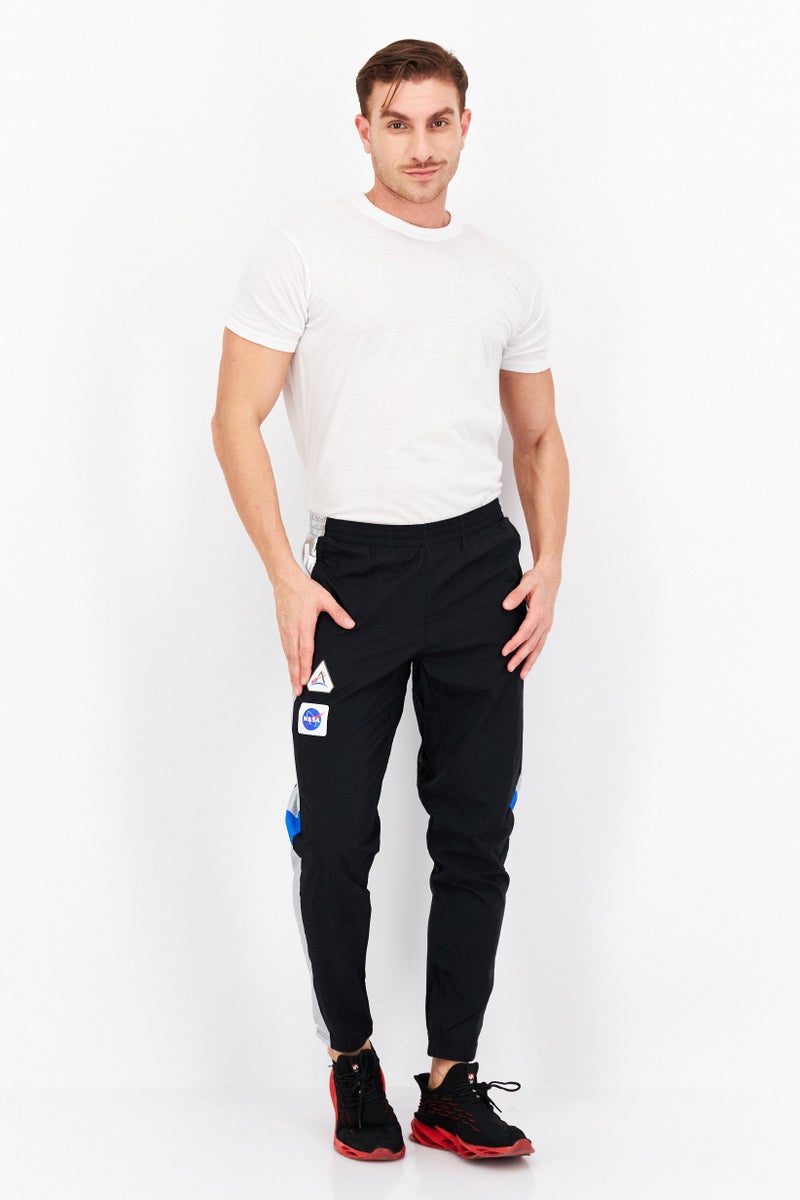 Adidas Men Sportswear Fit Space Track Pants, Black - Image 2