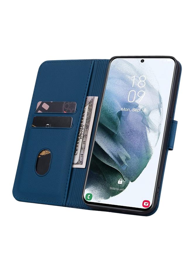 اس-توب جراب لهاتف Samsung Galaxy A51 4G جراب هاتف جلدي بإبزيم ماسي مع حبل - Image 4