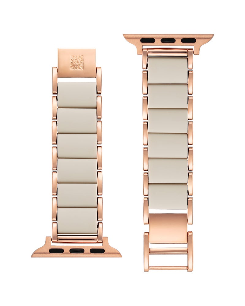 ANNE KLEIN سوار أن كلاين المطاطي للأزياء لساعات آبل، آمن، قابل للتعديل، بديل لسوار آبل، يناسب معظم المعاصم - Image 3