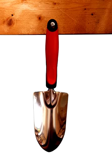 Fieldstar Flower Wide Trowel for Garden Works - Heavy Duty Stainless Steel Hand Shovel with Ergonomic Rubber Coated Grip and heldhole-Stronger Than Aluminium, Cast Iron and Carbon Steel. - Image 4