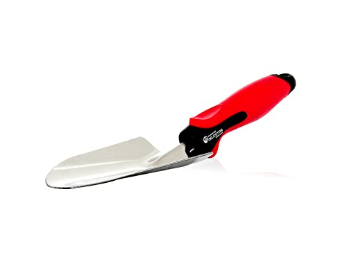 Fieldstar Flower Wide Trowel for Garden Works - Heavy Duty Stainless Steel Hand Shovel with Ergonomic Rubber Coated Grip and heldhole-Stronger Than Aluminium, Cast Iron and Carbon Steel. - Image 5