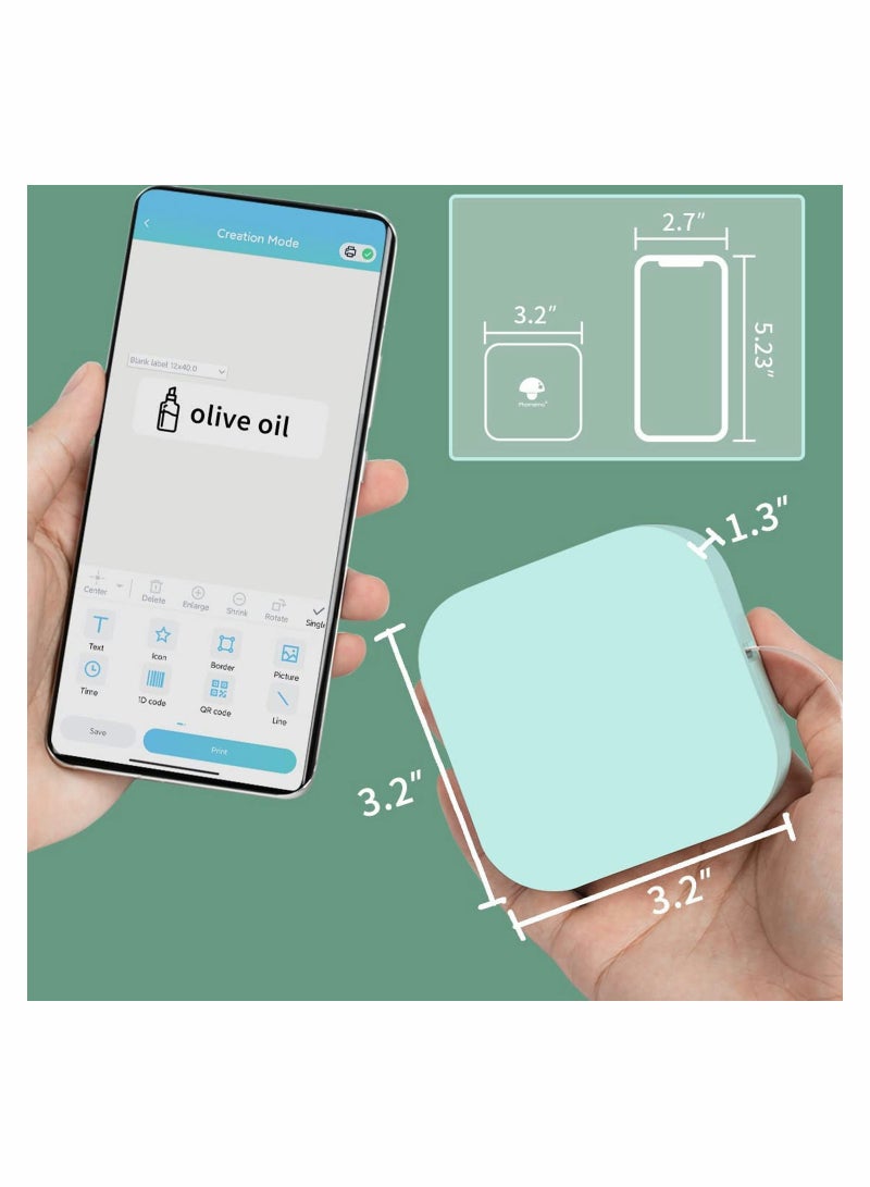 Barakah Portable Bluetooth Label Maker Q30 Custom Wireless Handheld Machine Mini Thermal for Retail Address Home fit iOS Android - Image 2